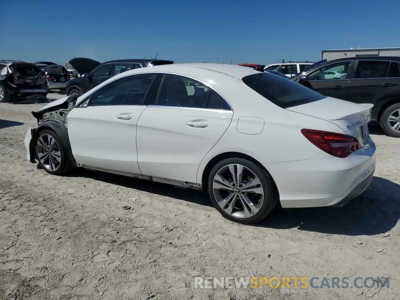 2 Photograph of a damaged car WDDSJ4EB7KN749476 MERCEDES-BENZ CLA-CLASS 2019