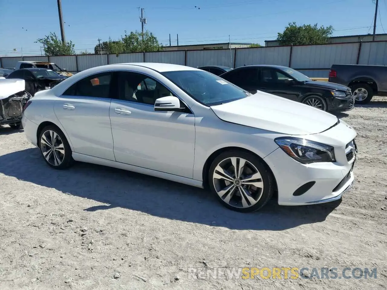 4 Photograph of a damaged car WDDSJ4EB7KN749476 MERCEDES-BENZ CLA-CLASS 2019