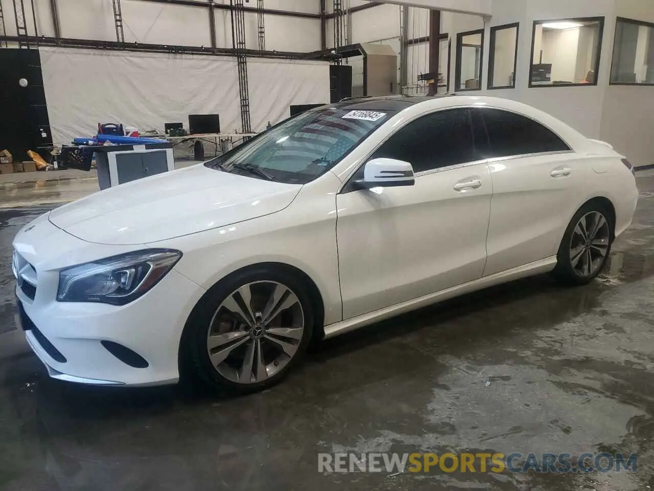 1 Photograph of a damaged car WDDSJ4EB7KN758386 MERCEDES-BENZ CLA-CLASS 2019