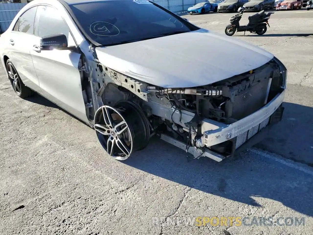 9 Photograph of a damaged car WDDSJ4EB8KN728135 MERCEDES-BENZ CLA-CLASS 2019