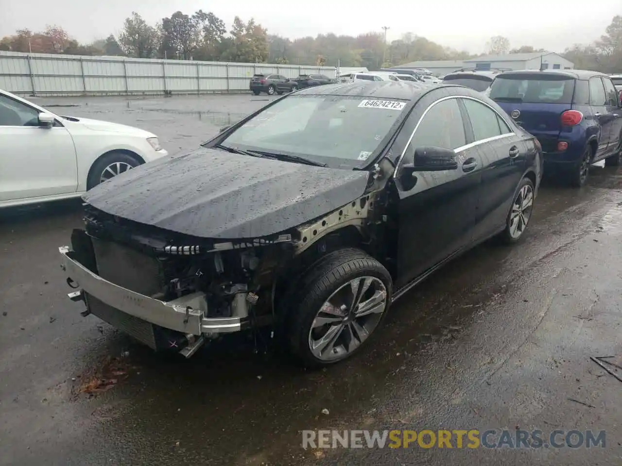 2 Photograph of a damaged car WDDSJ4EB8KN756940 MERCEDES-BENZ CLA-CLASS 2019