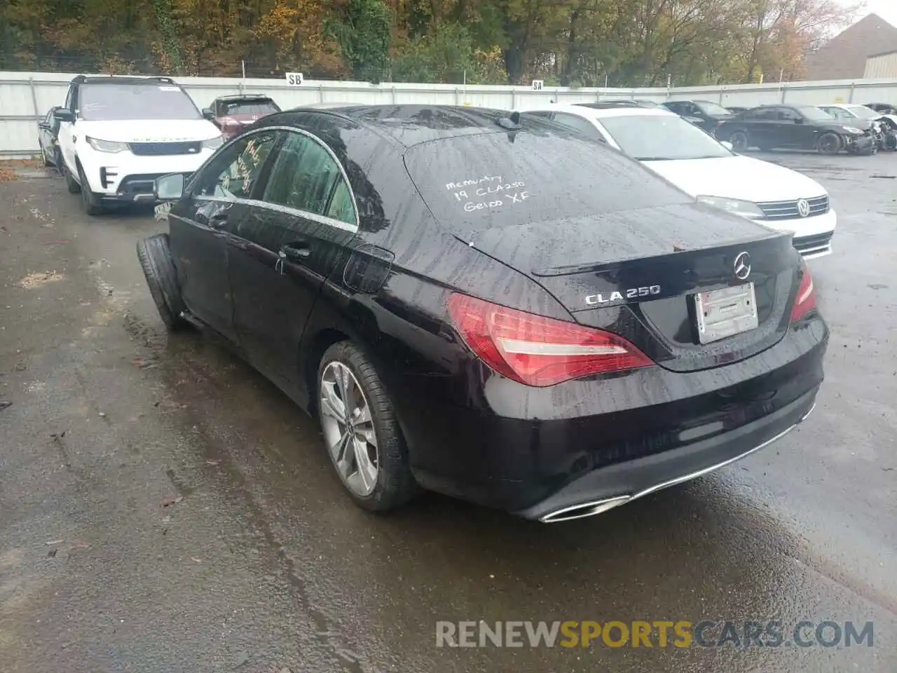 3 Photograph of a damaged car WDDSJ4EB8KN756940 MERCEDES-BENZ CLA-CLASS 2019