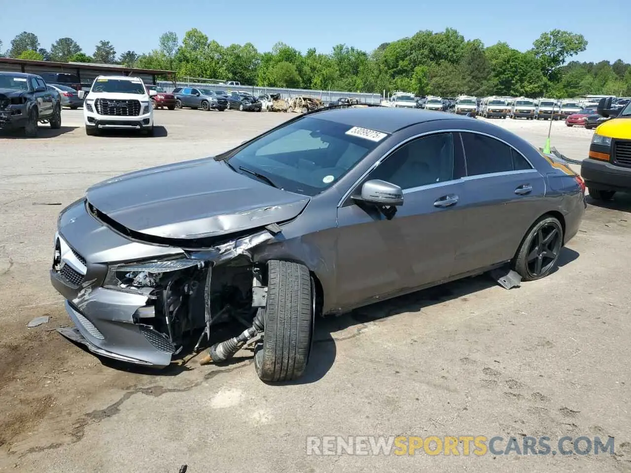 1 Photograph of a damaged car WDDSJ4EB8KN770417 MERCEDES-BENZ CLA-CLASS 2019