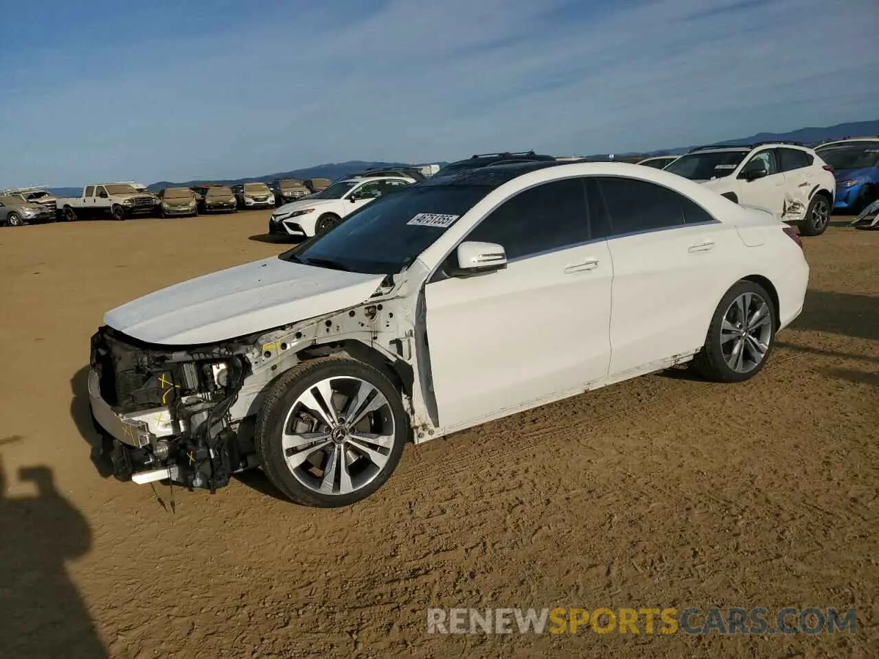 1 Photograph of a damaged car WDDSJ4EB8KN775181 MERCEDES-BENZ CLA-CLASS 2019