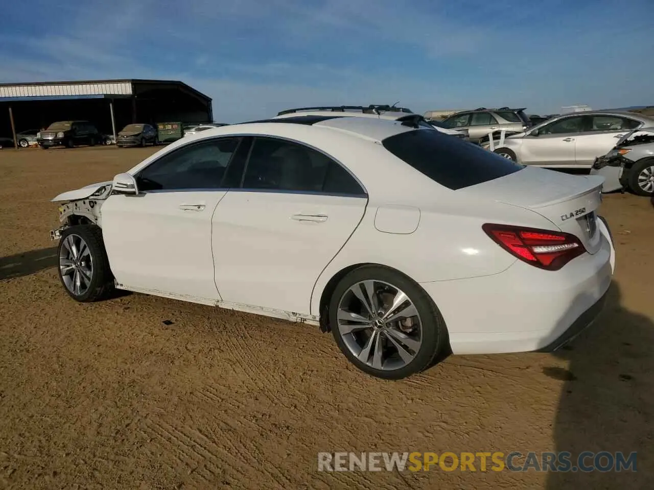 2 Photograph of a damaged car WDDSJ4EB8KN775181 MERCEDES-BENZ CLA-CLASS 2019