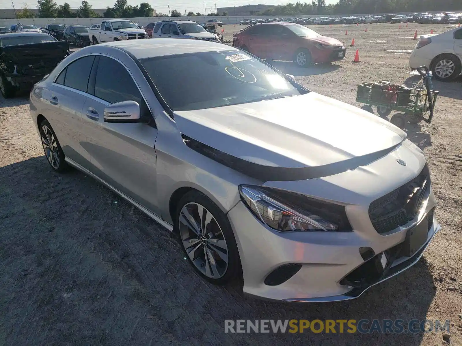 1 Photograph of a damaged car WDDSJ4EBXKN746460 MERCEDES-BENZ CLA-CLASS 2019