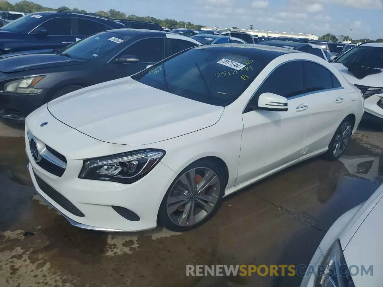 1 Photograph of a damaged car WDDSJ4EBXKN775750 MERCEDES-BENZ CLA-CLASS 2019