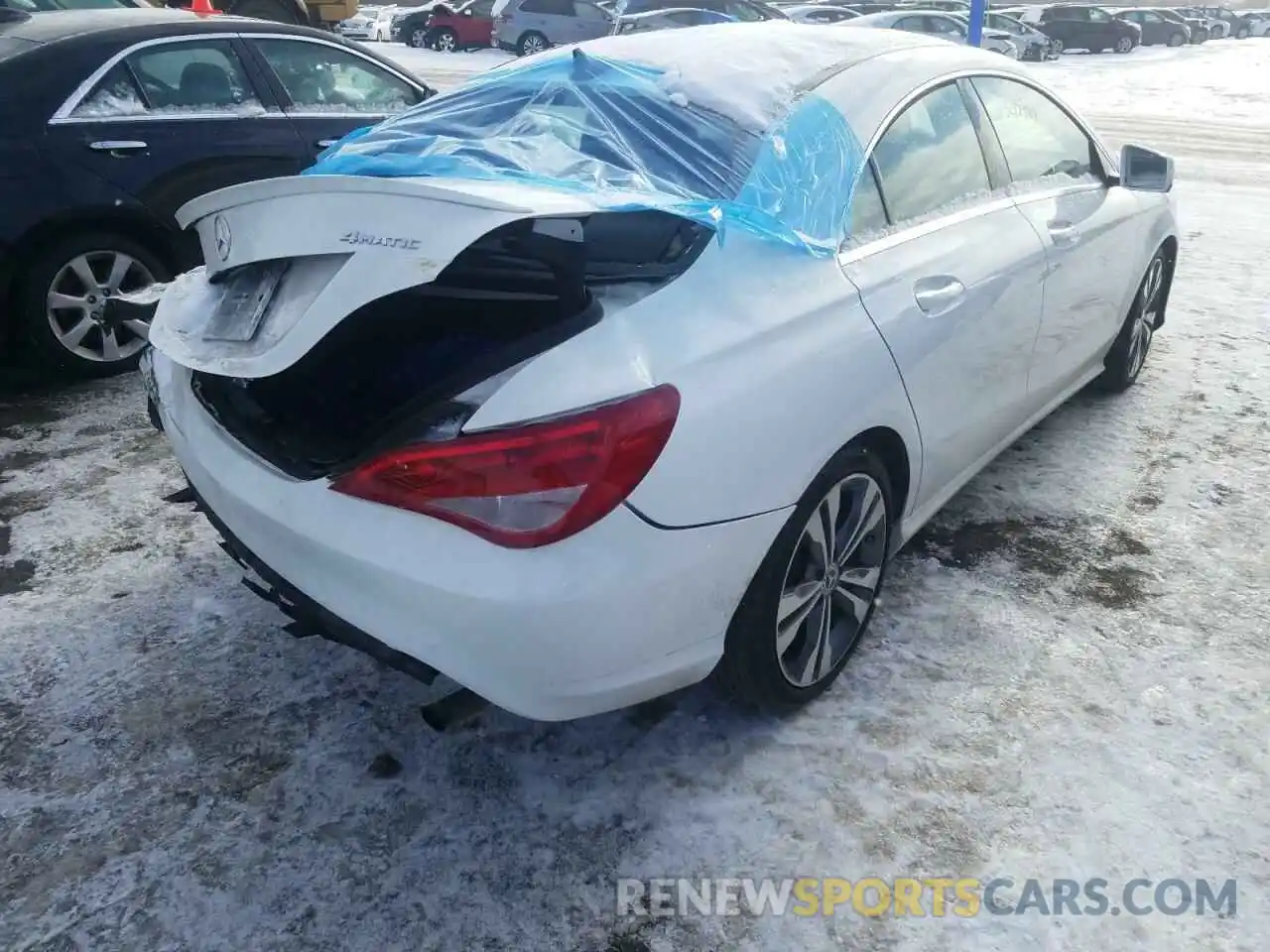 4 Photograph of a damaged car WDDSJ4GB0KN756508 MERCEDES-BENZ CLA-CLASS 2019