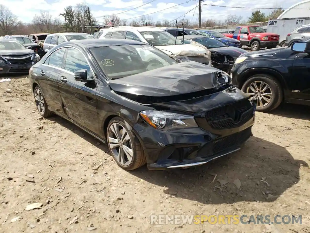 1 Photograph of a damaged car WDDSJ4GB0KN761367 MERCEDES-BENZ CLA-CLASS 2019