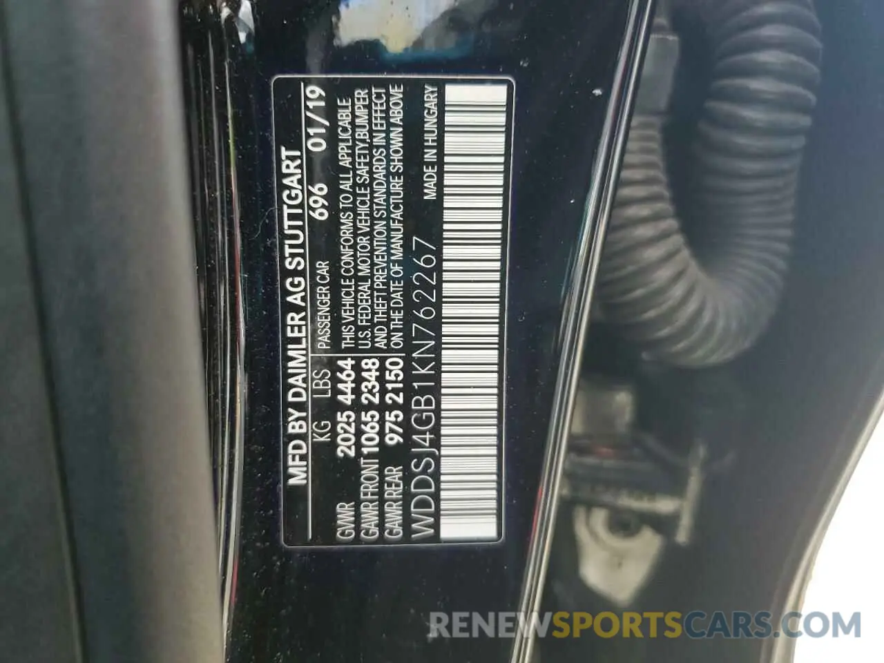 12 Photograph of a damaged car WDDSJ4GB1KN762267 MERCEDES-BENZ CLA-CLASS 2019