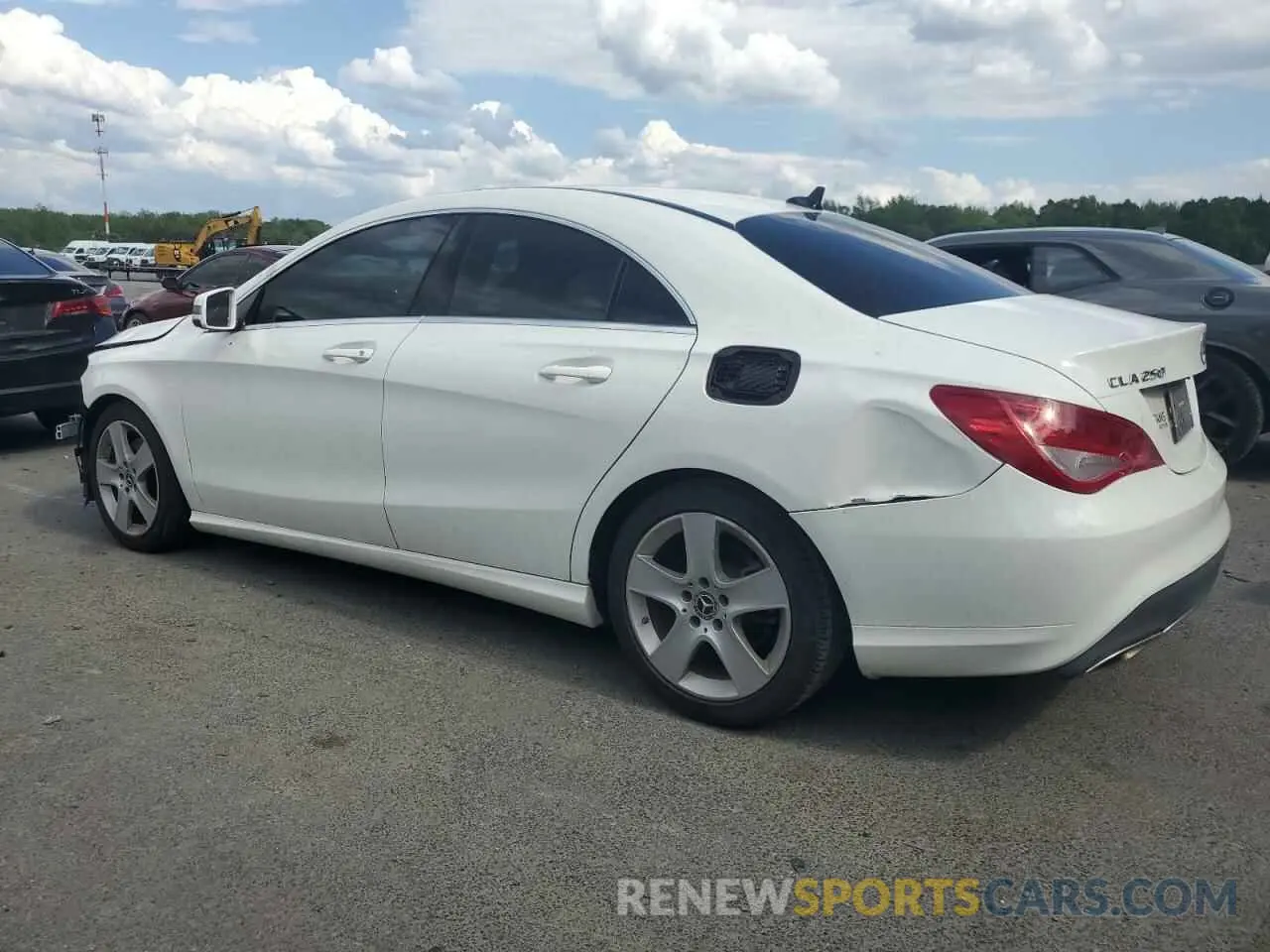 2 Photograph of a damaged car WDDSJ4GB2KN740407 MERCEDES-BENZ CLA-CLASS 2019