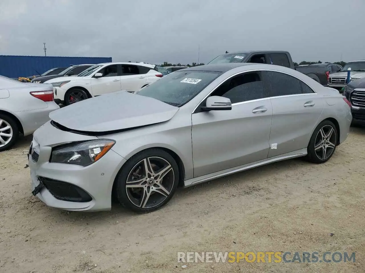 1 Photograph of a damaged car WDDSJ4GB2KN748345 MERCEDES-BENZ CLA-CLASS 2019