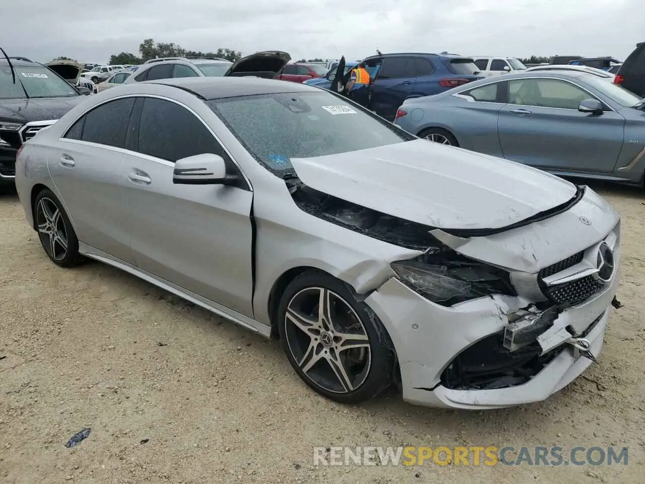 4 Photograph of a damaged car WDDSJ4GB2KN748345 MERCEDES-BENZ CLA-CLASS 2019