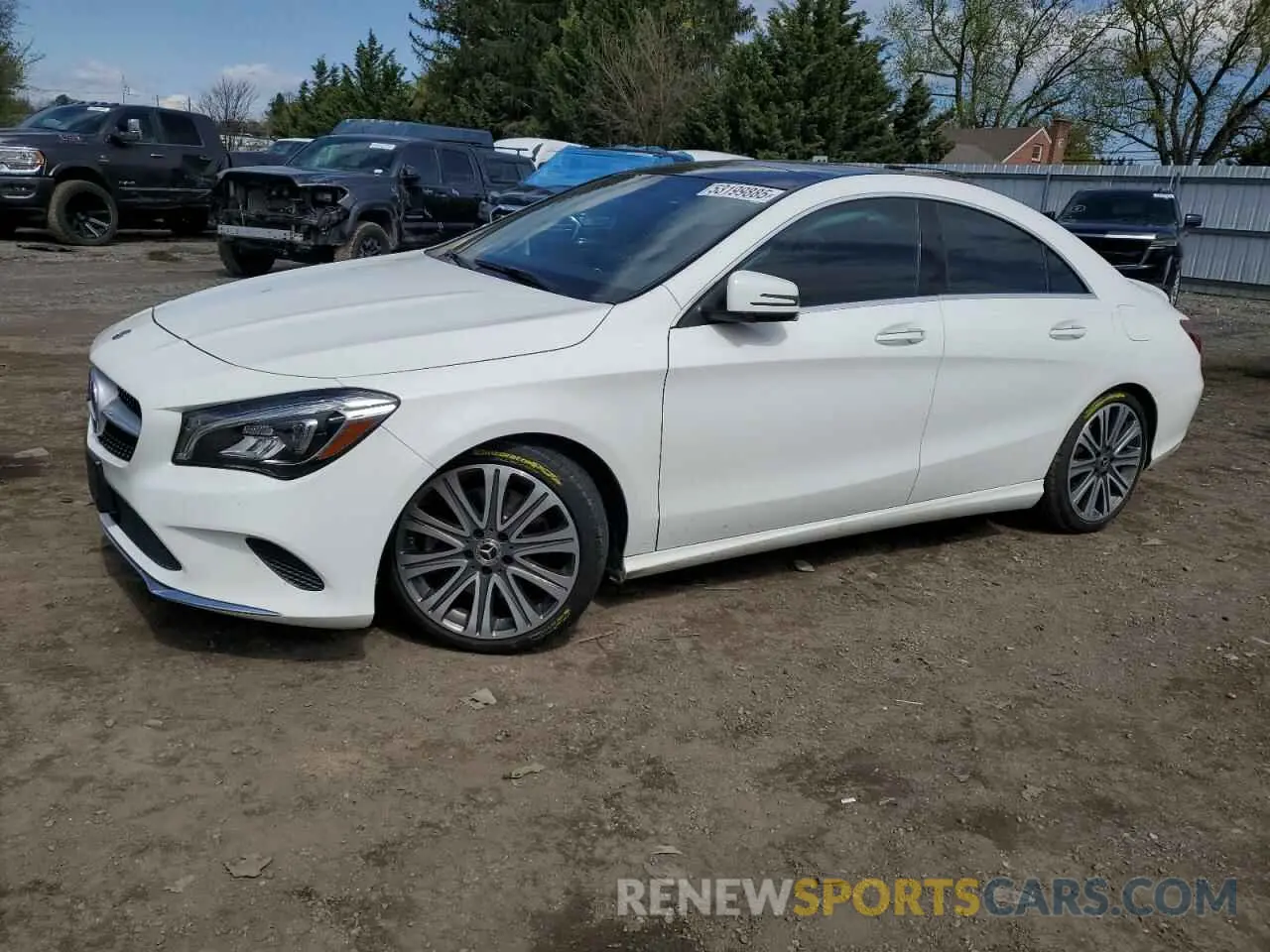 1 Photograph of a damaged car WDDSJ4GB2KN774492 MERCEDES-BENZ CLA-CLASS 2019