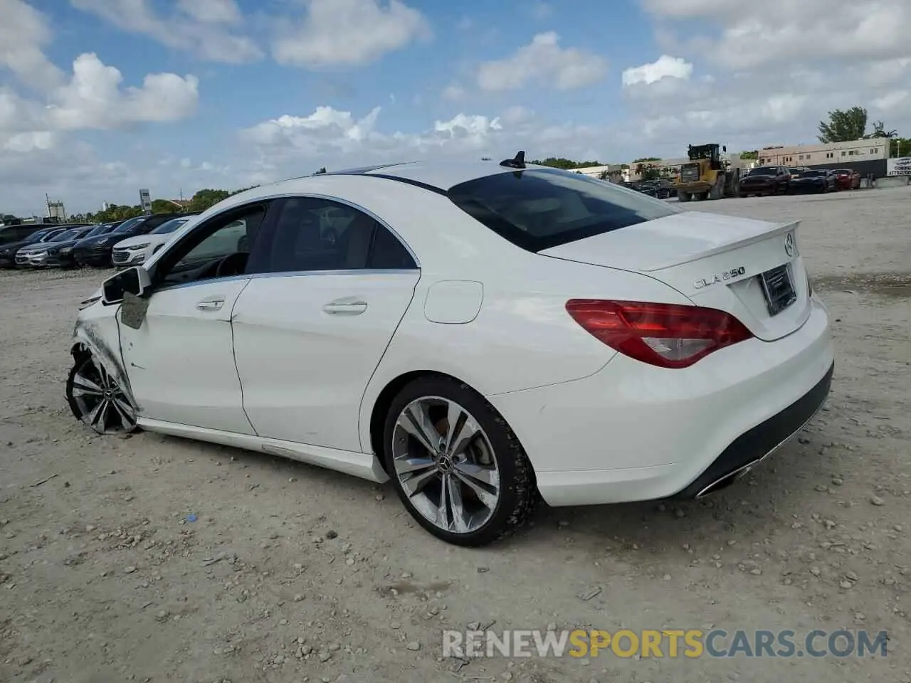 2 Photograph of a damaged car WDDSJ4GB3KN724894 MERCEDES-BENZ CLA-CLASS 2019