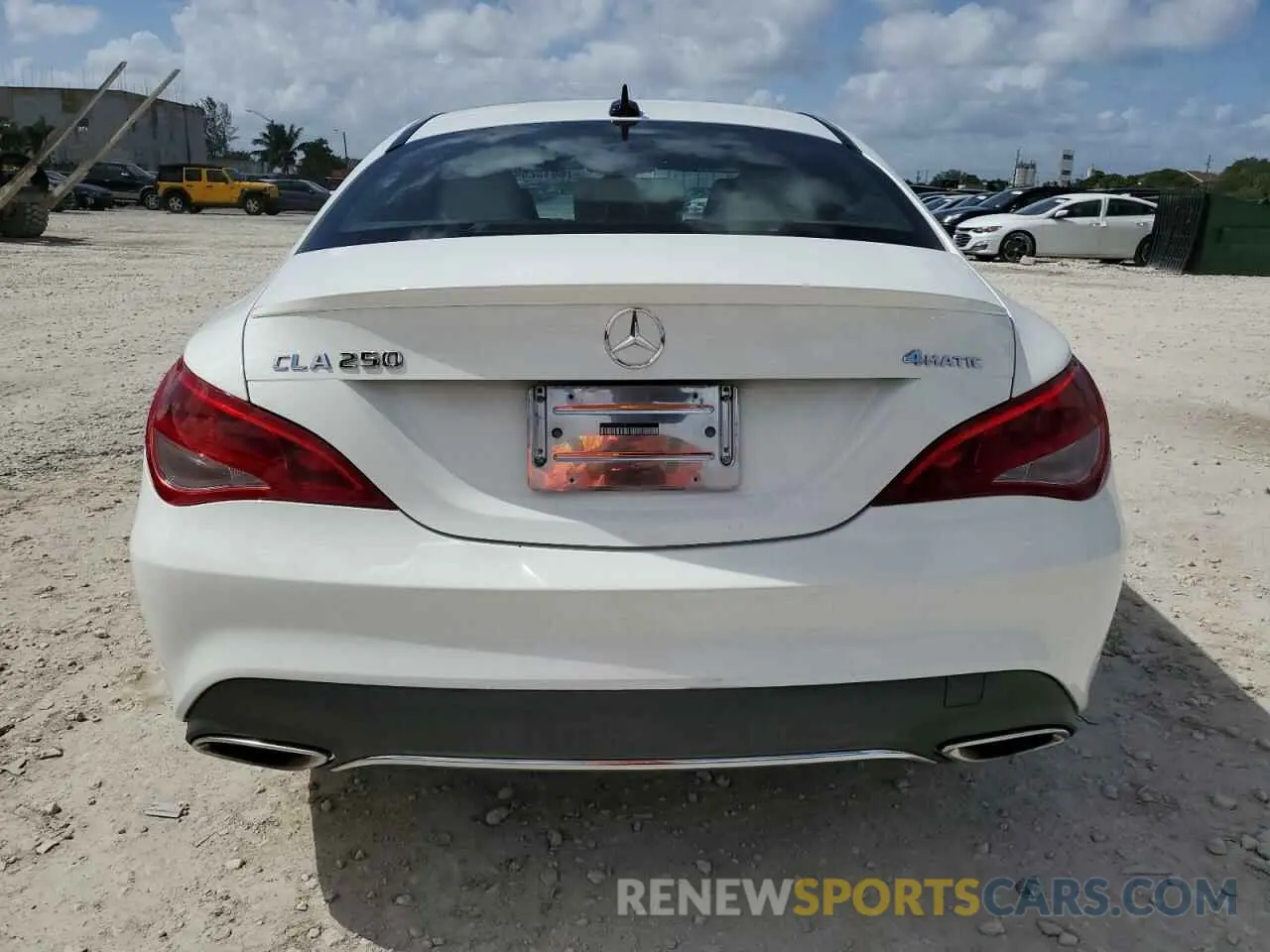 6 Photograph of a damaged car WDDSJ4GB3KN724894 MERCEDES-BENZ CLA-CLASS 2019