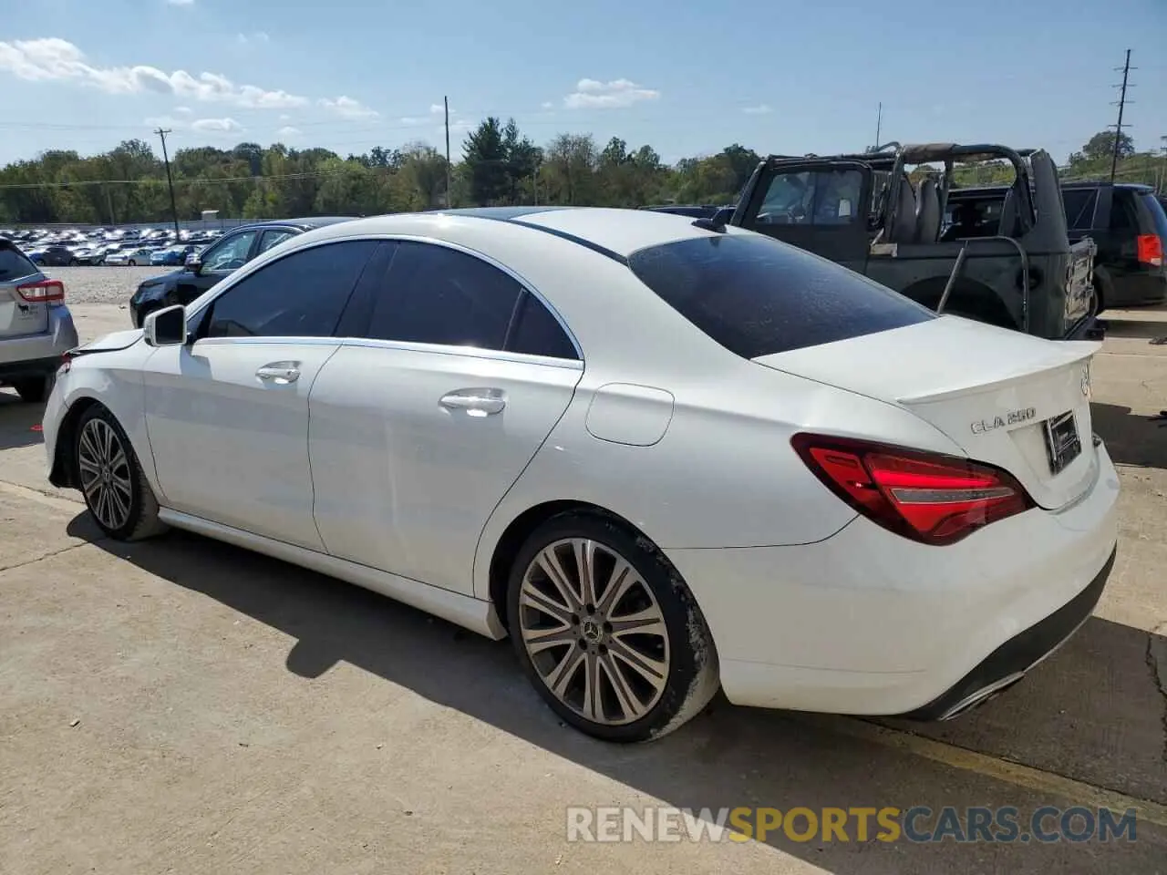 2 Photograph of a damaged car WDDSJ4GB4KN748976 MERCEDES-BENZ CLA-CLASS 2019