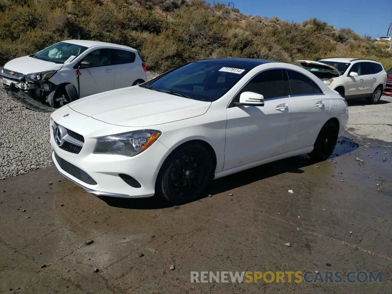 1 Photograph of a damaged car WDDSJ4GB4KN756883 MERCEDES-BENZ CLA-CLASS 2019