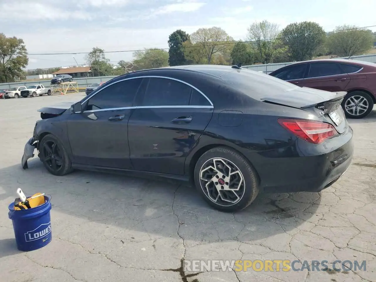 2 Photograph of a damaged car WDDSJ4GB5KN723410 MERCEDES-BENZ CLA-CLASS 2019