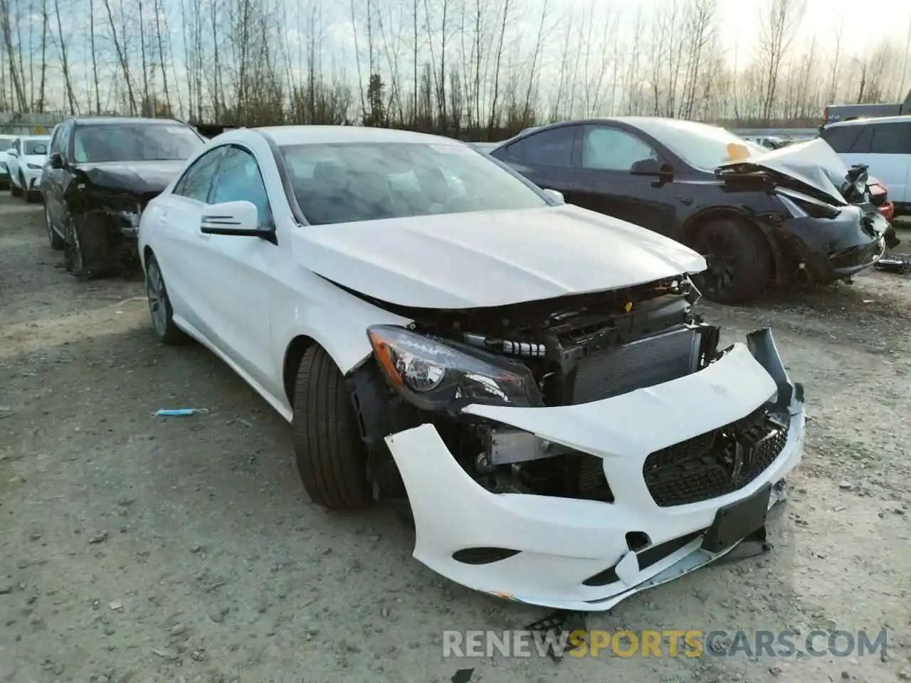 1 Photograph of a damaged car WDDSJ4GB5KN757038 MERCEDES-BENZ CLA-CLASS 2019