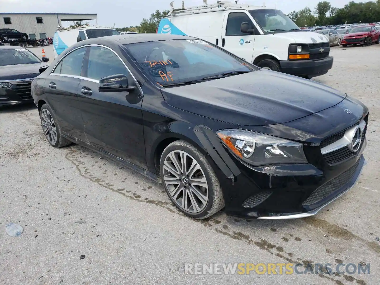 1 Photograph of a damaged car WDDSJ4GB7KN721111 MERCEDES-BENZ CLA-CLASS 2019