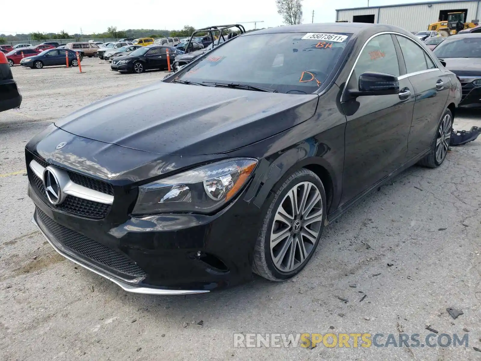 2 Photograph of a damaged car WDDSJ4GB7KN721111 MERCEDES-BENZ CLA-CLASS 2019