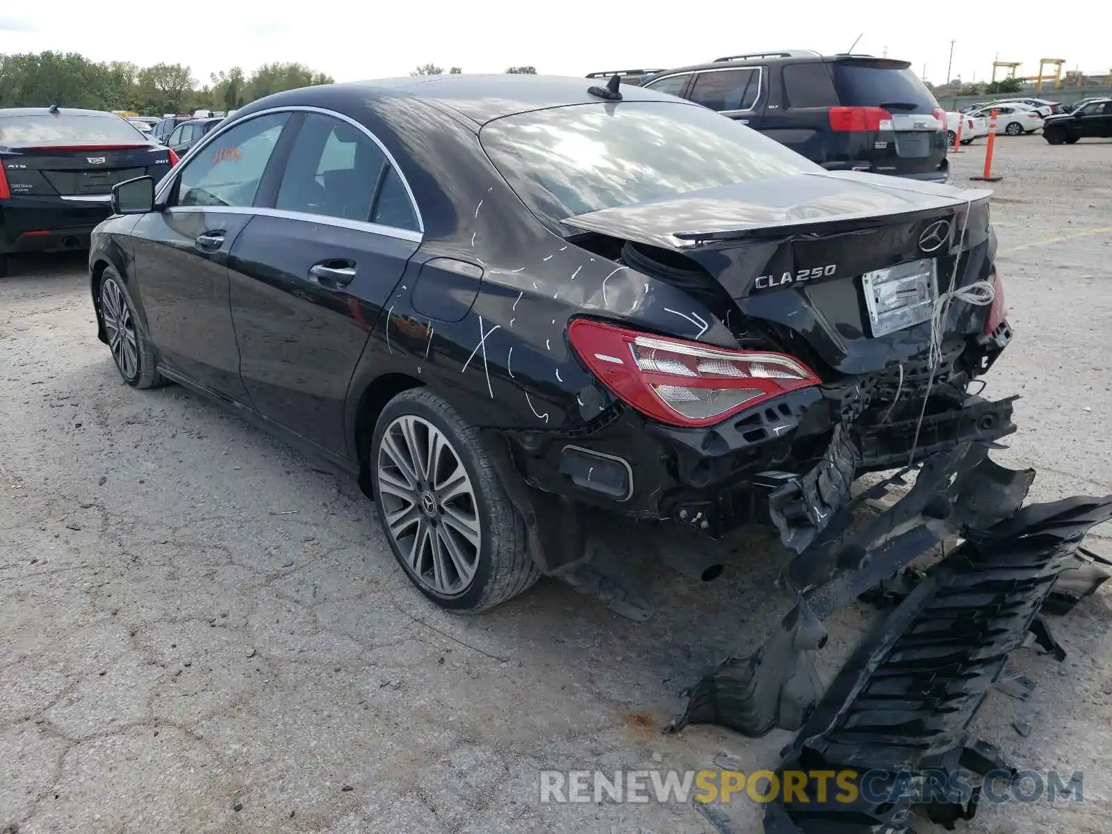 3 Photograph of a damaged car WDDSJ4GB7KN721111 MERCEDES-BENZ CLA-CLASS 2019