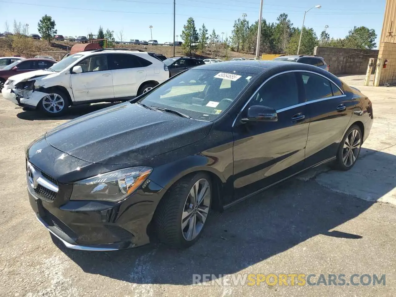 1 Photograph of a damaged car WDDSJ4GB8KN756109 MERCEDES-BENZ CLA-CLASS 2019