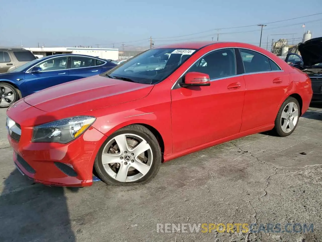 1 Photograph of a damaged car WDDSJ4GB9KN730022 MERCEDES-BENZ CLA-CLASS 2019