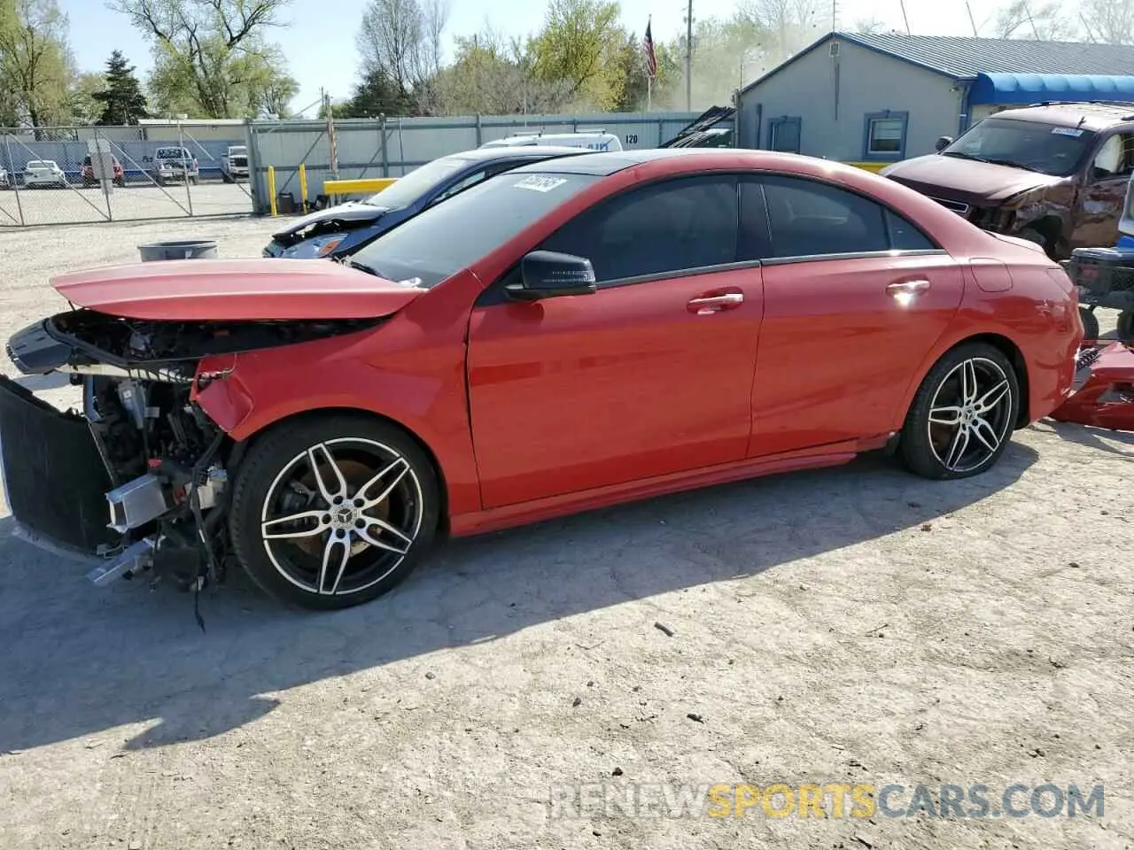 1 Photograph of a damaged car WDDSJ4GB9KN758029 MERCEDES-BENZ CLA-CLASS 2019