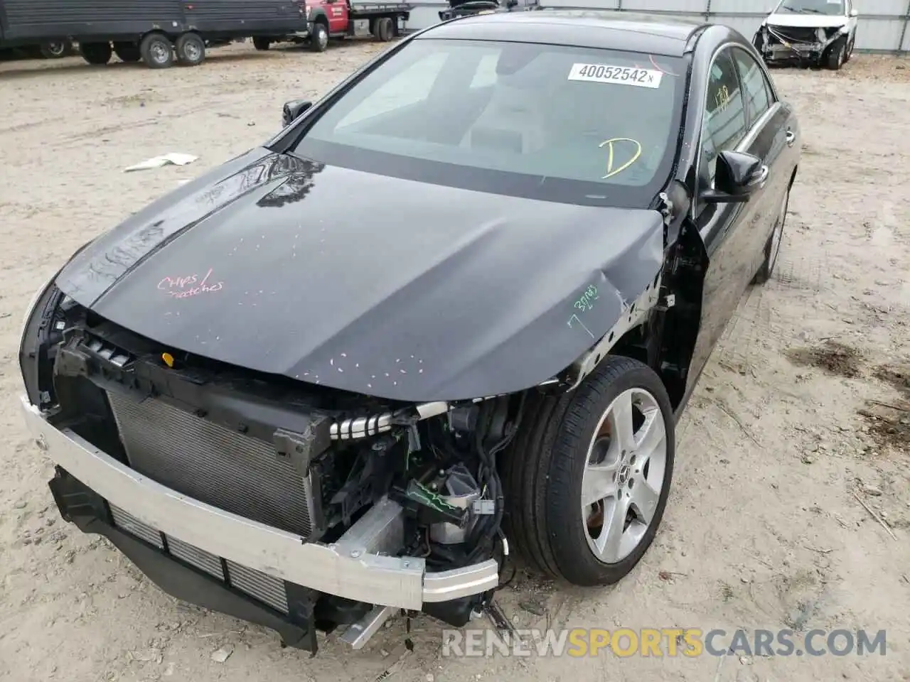 2 Photograph of a damaged car WDDSJ4GBXKN775292 MERCEDES-BENZ CLA-CLASS 2019