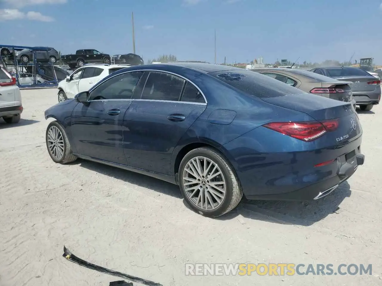 2 Photograph of a damaged car W1K5J4GB0LN120010 MERCEDES-BENZ CLA-CLASS 2020