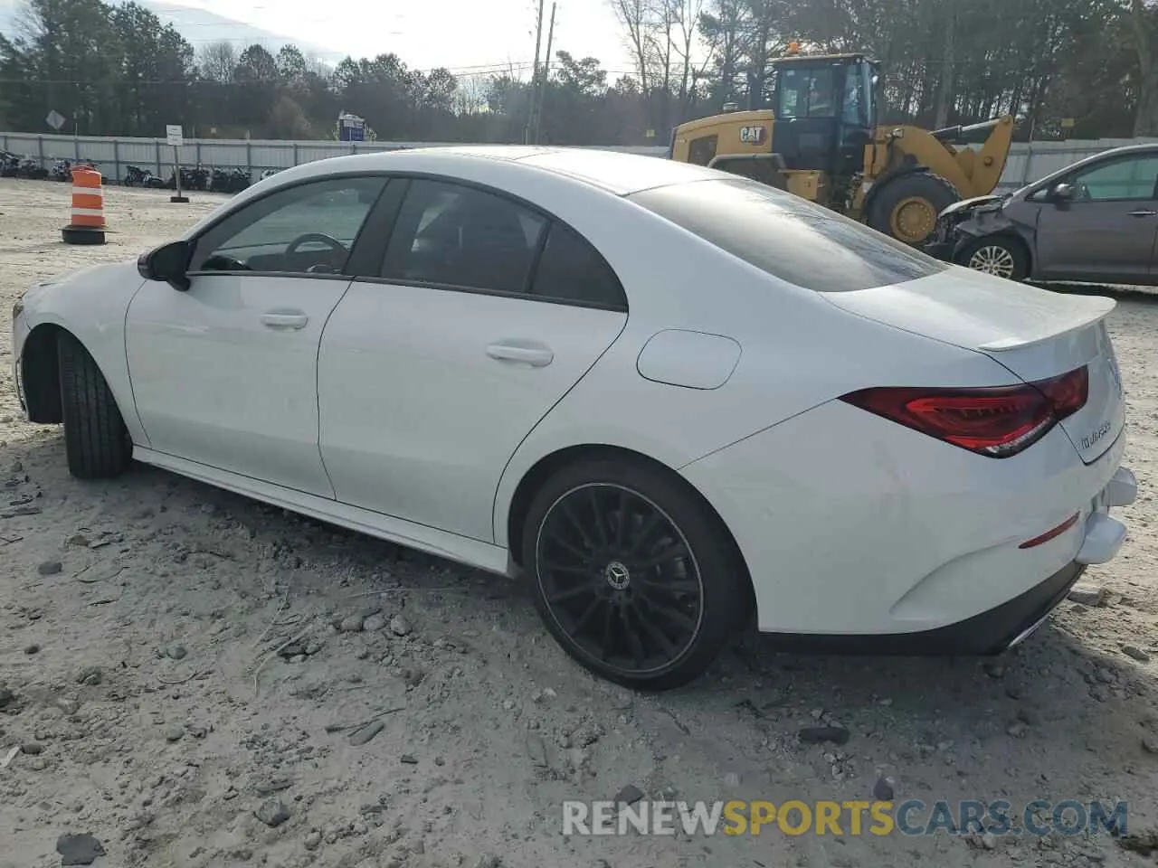 2 Photograph of a damaged car W1K5J4GB1LN089205 MERCEDES-BENZ CLA-CLASS 2020