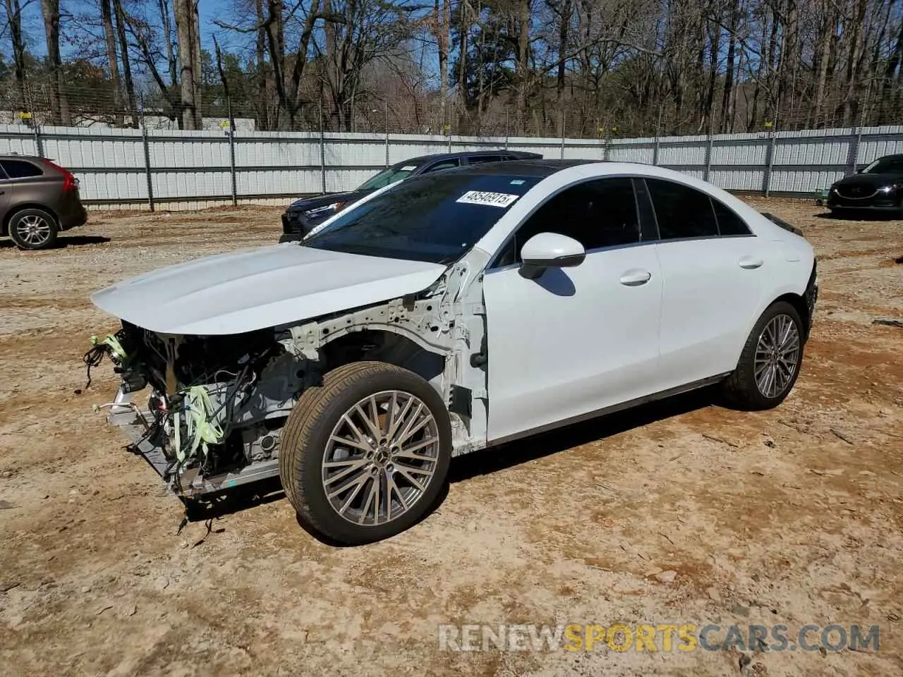 1 Photograph of a damaged car W1K5J4GB4LN083558 MERCEDES-BENZ CLA-CLASS 2020