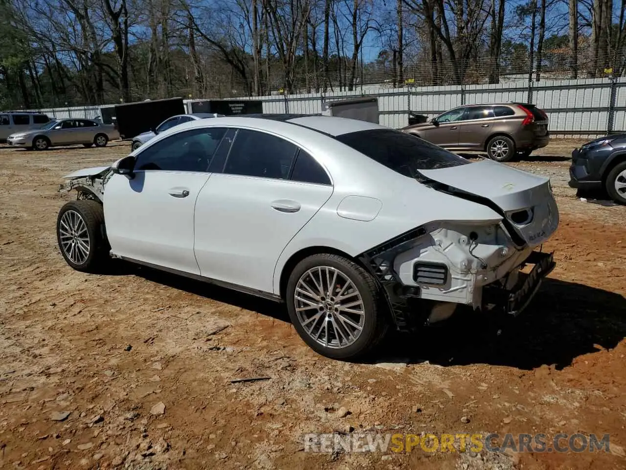 2 Photograph of a damaged car W1K5J4GB4LN083558 MERCEDES-BENZ CLA-CLASS 2020