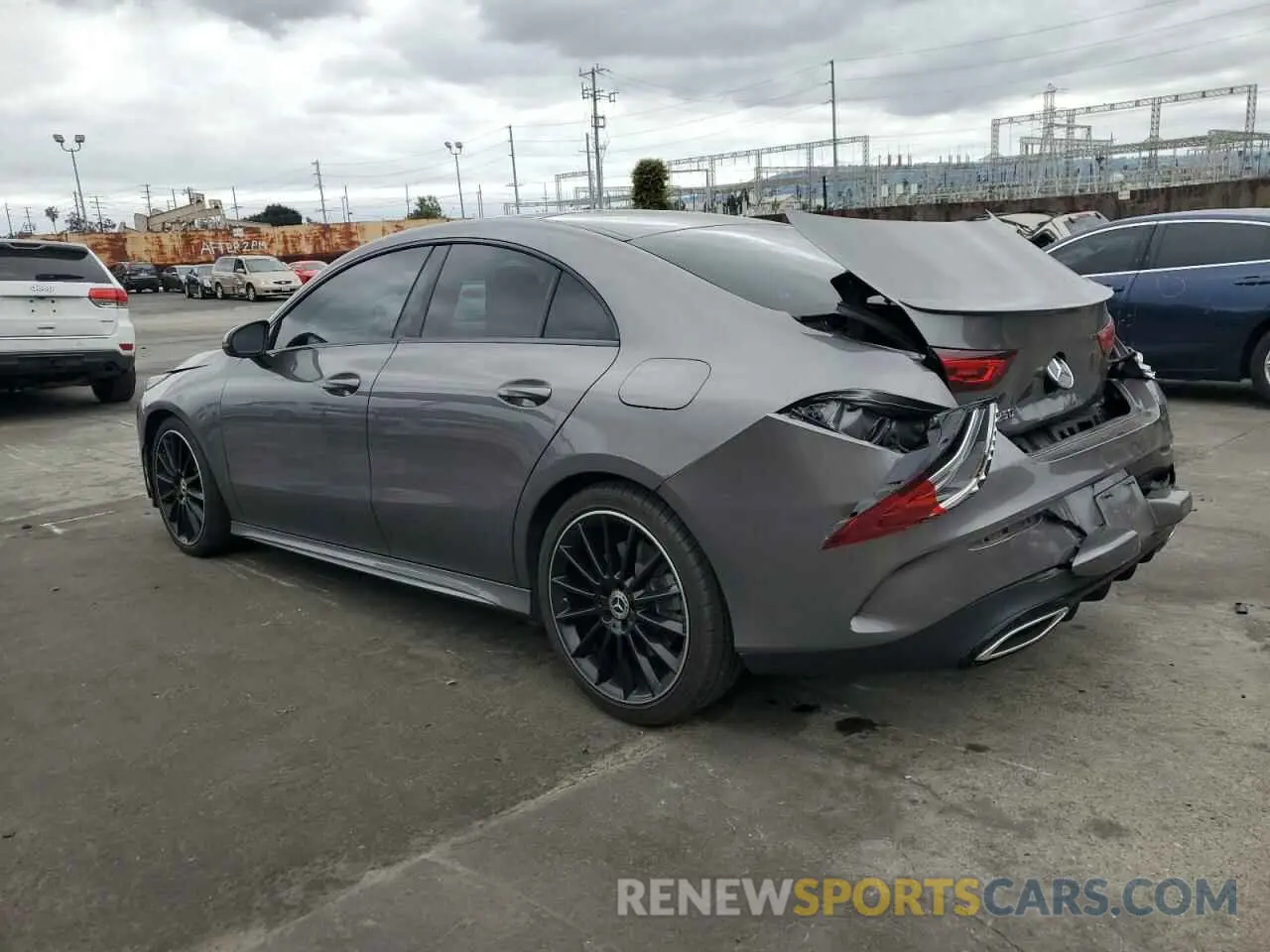 2 Photograph of a damaged car W1K5J4GB5LN103476 MERCEDES-BENZ CLA-CLASS 2020