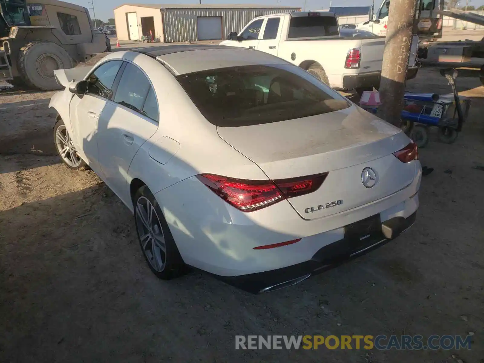 3 Photograph of a damaged car W1K5J4GB6LN103759 MERCEDES-BENZ CLA-CLASS 2020