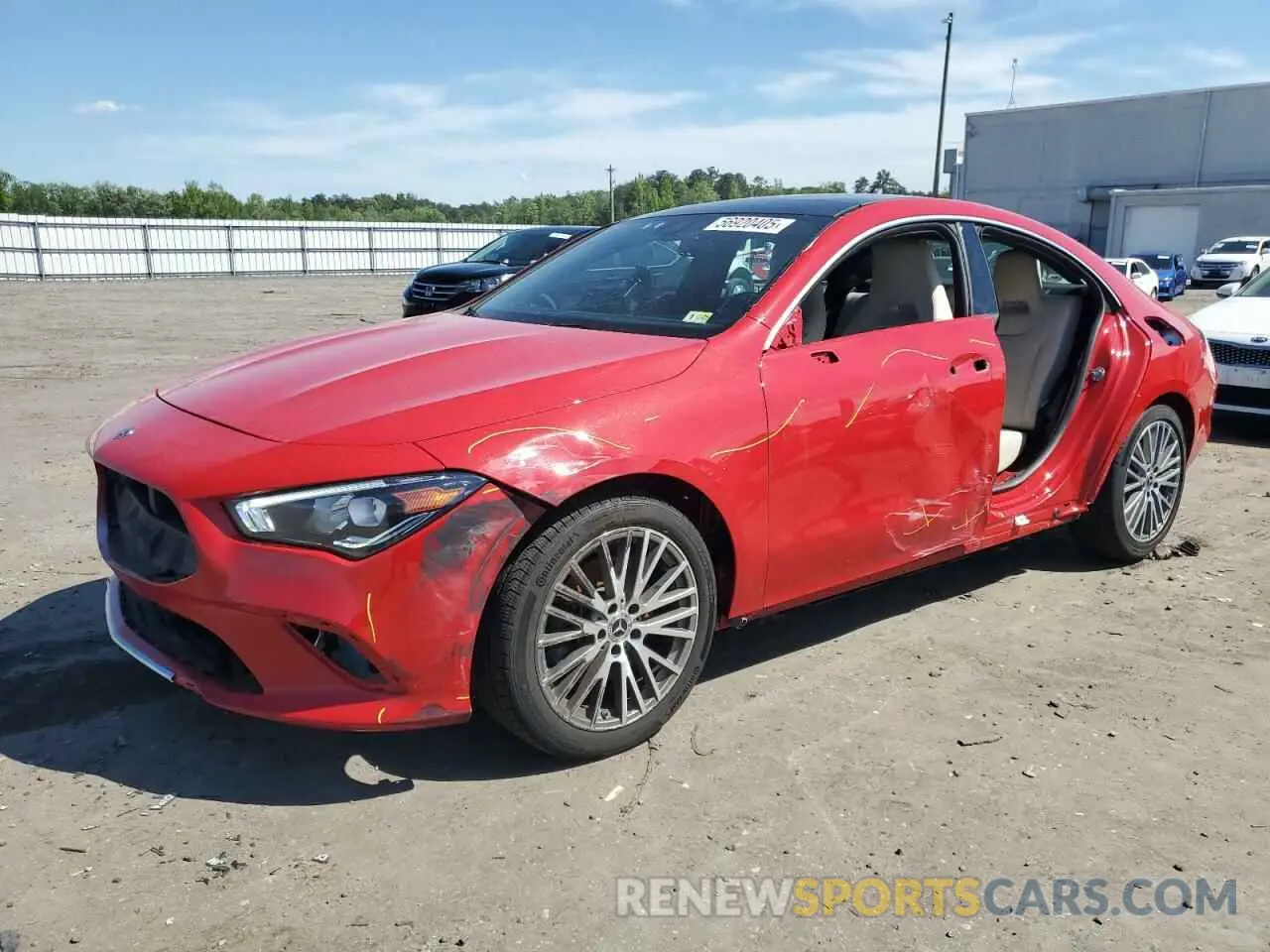 1 Photograph of a damaged car W1K5J4GBXLN082091 MERCEDES-BENZ CLA-CLASS 2020