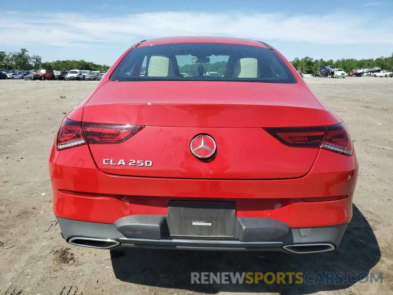 6 Photograph of a damaged car W1K5J4GBXLN082091 MERCEDES-BENZ CLA-CLASS 2020