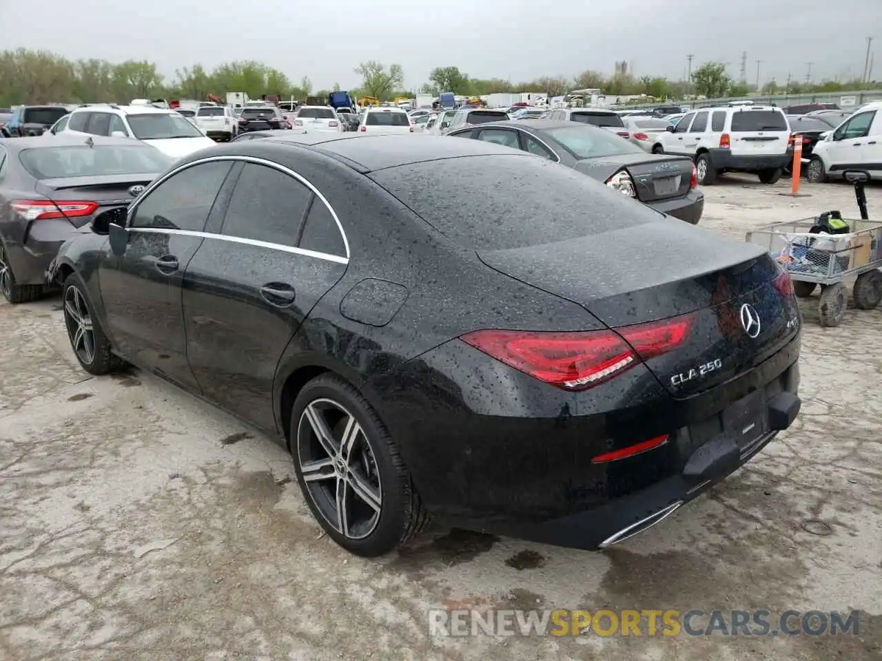 3 Photograph of a damaged car W1K5J4HB0LN109930 MERCEDES-BENZ CLA-CLASS 2020