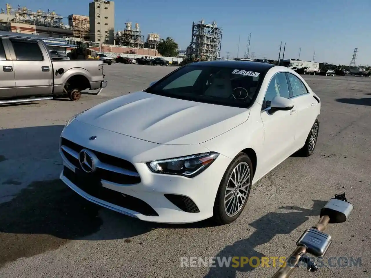 2 Photograph of a damaged car W1K5J4HB5LN087259 MERCEDES-BENZ CLA-CLASS 2020