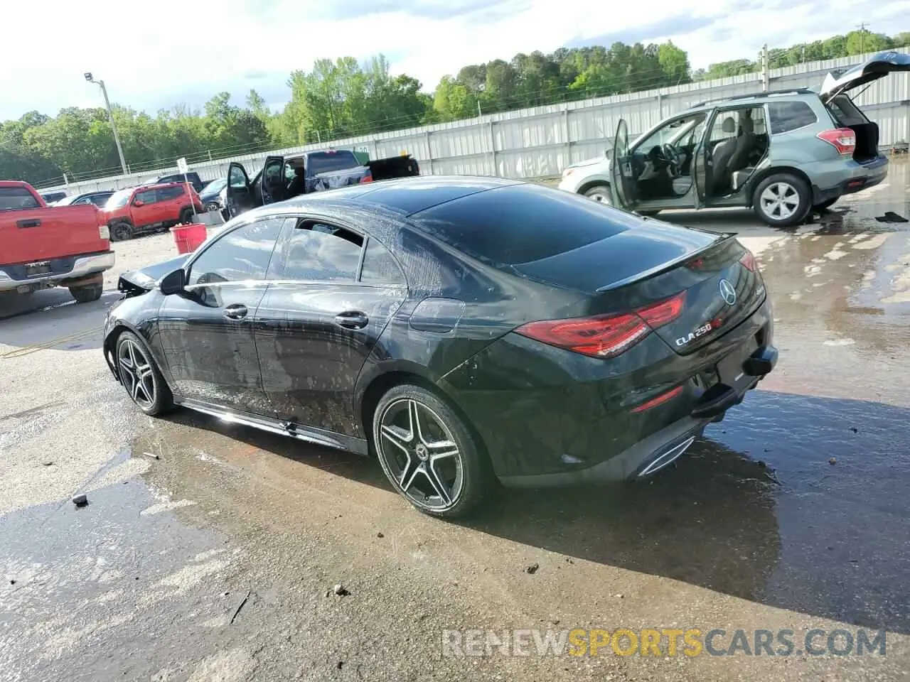 2 Photograph of a damaged car W1K5J4HB5LN103959 MERCEDES-BENZ CLA-CLASS 2020
