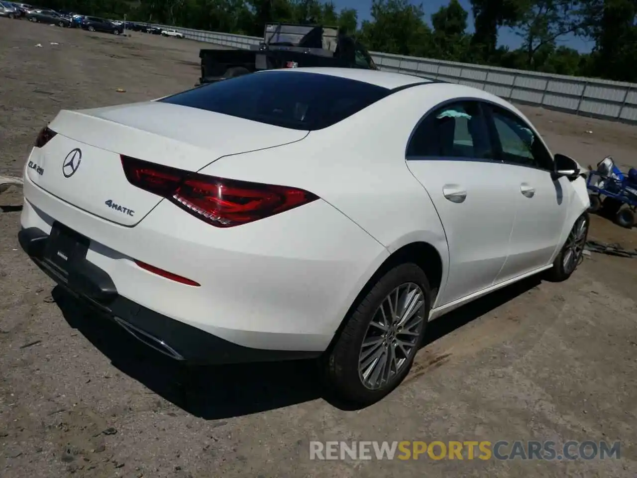 4 Photograph of a damaged car W1K5J4HB8LN087613 MERCEDES-BENZ CLA-CLASS 2020