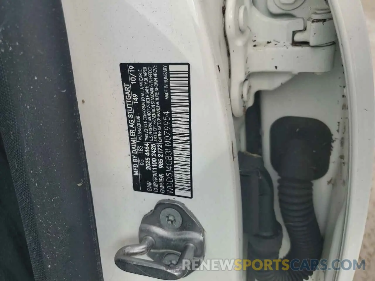 13 Photograph of a damaged car WDD5J4GB3LN079954 MERCEDES-BENZ CLA-CLASS 2020