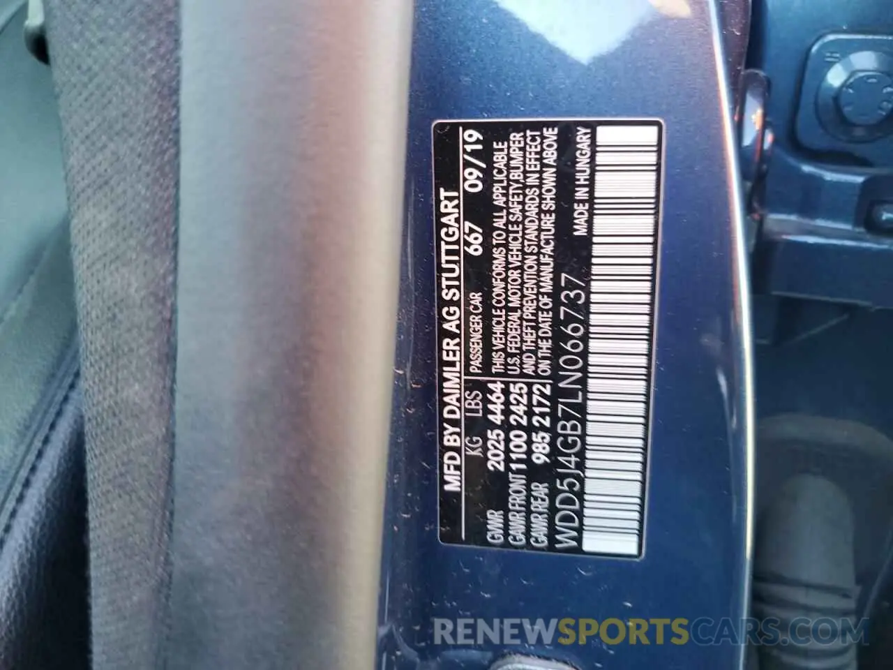 14 Photograph of a damaged car WDD5J4GB7LN066737 MERCEDES-BENZ CLA-CLASS 2020