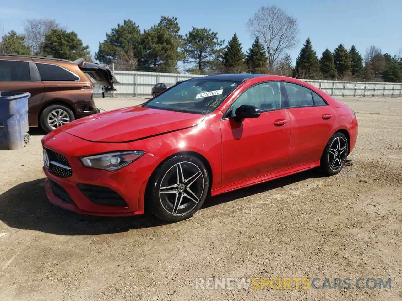 1 Photograph of a damaged car WDD5J4HB4LN034066 MERCEDES-BENZ CLA-CLASS 2020