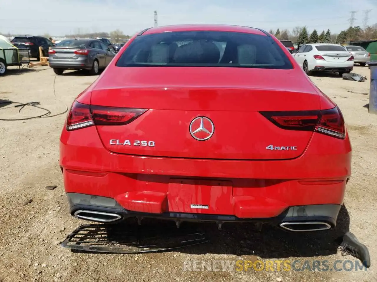 6 Photograph of a damaged car WDD5J4HB4LN034066 MERCEDES-BENZ CLA-CLASS 2020