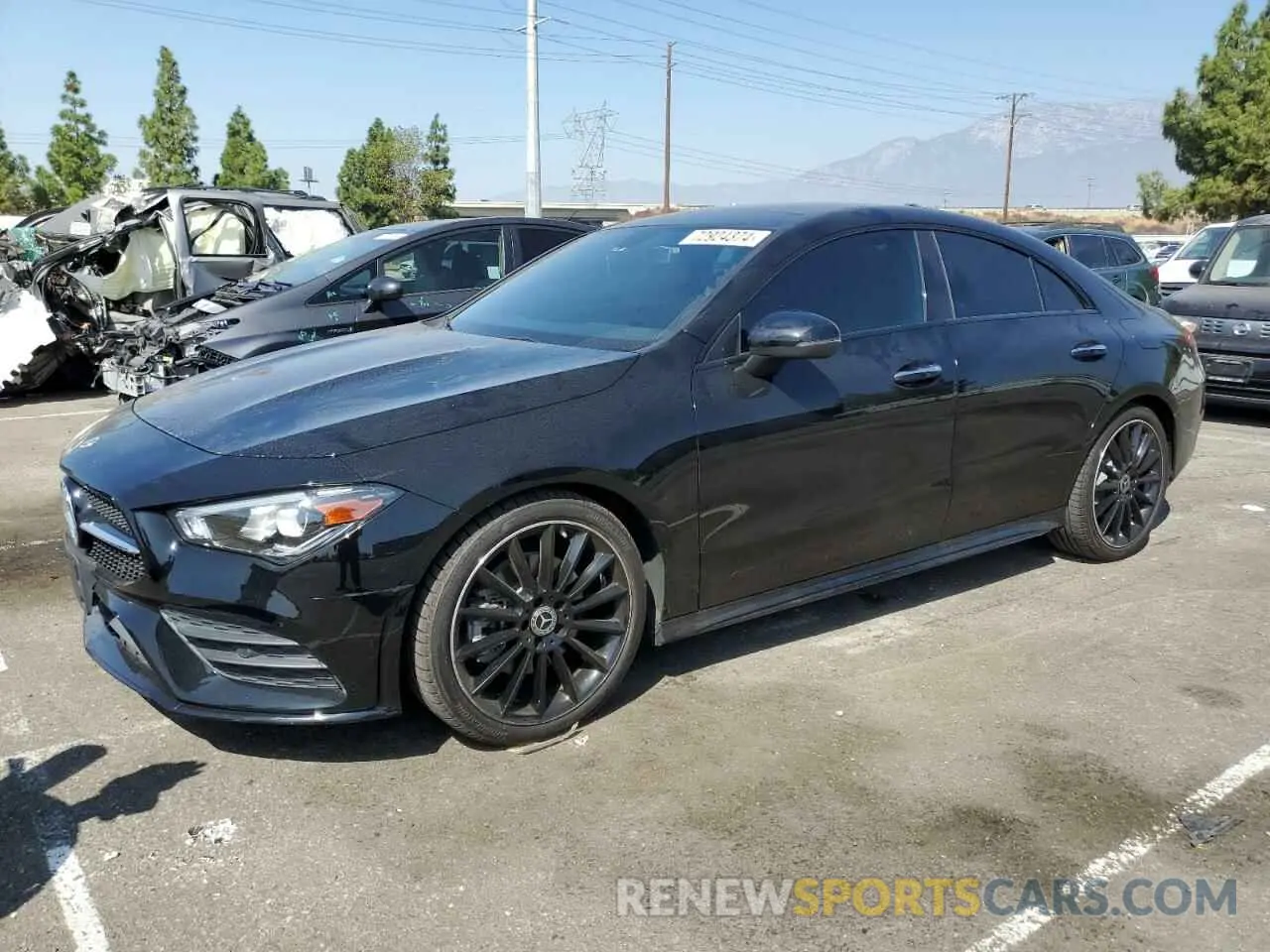 1 Photograph of a damaged car W1K5J4GB3MN229613 MERCEDES-BENZ CLA-CLASS 2021
