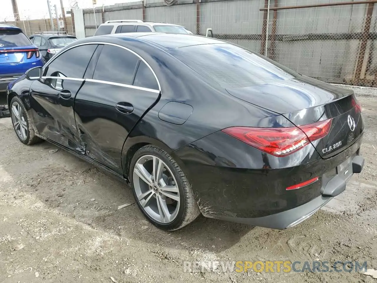 2 Photograph of a damaged car W1K5J4GB5MN197523 MERCEDES-BENZ CLA-CLASS 2021