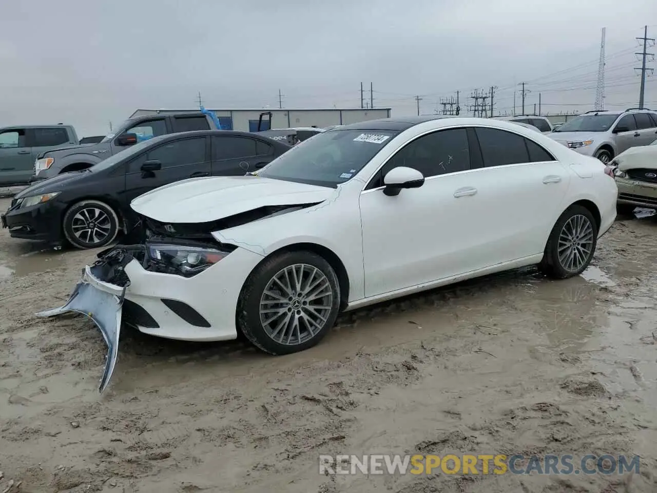 1 Photograph of a damaged car W1K5J4GB6MN210098 MERCEDES-BENZ CLA-CLASS 2021
